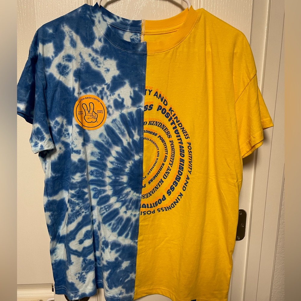 Brand New Dutch Bros Split Tee